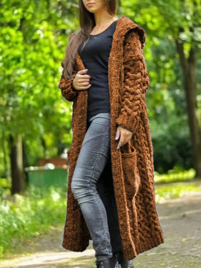 Kuschelstrickjacke Warm Gestrickt