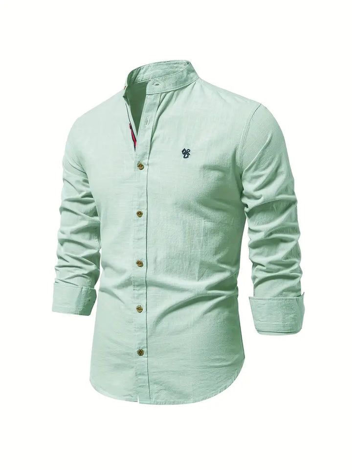 Leichtes Langarmhemd Slim Fit für Herren