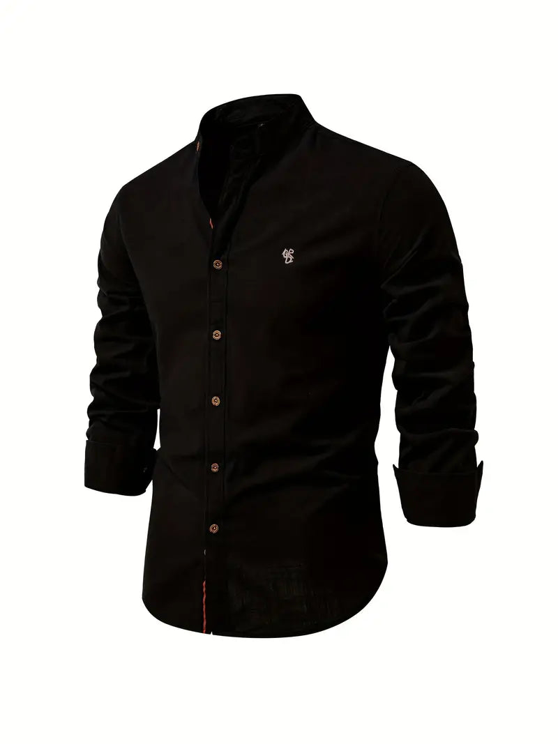 Leichtes Langarmhemd Slim Fit für Herren