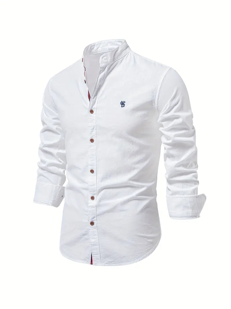 Leichtes Langarmhemd Slim Fit für Herren