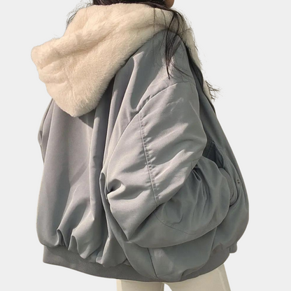 Weiche Damen Winterjacke Warm und Elegant - IdealeKleiden