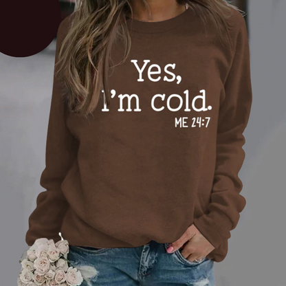Herbst Pullover Damen Weich Bequem