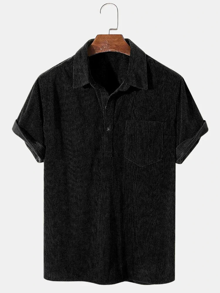 Herren Polohemd Kurzarm Lockere Passform