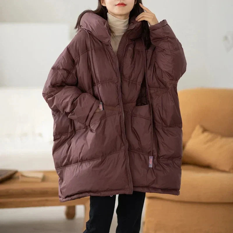 Eleganter Damen Daunenmantel Warm Winter