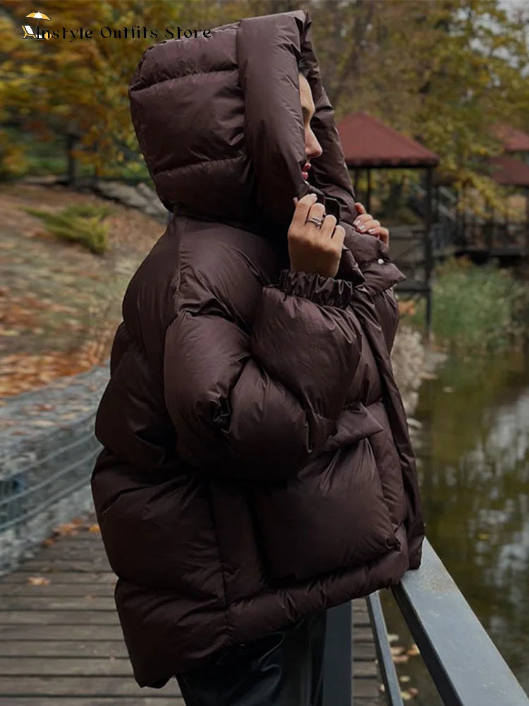 Kuschelige HoodieJacke Warm und Bequem - IdealeKleiden