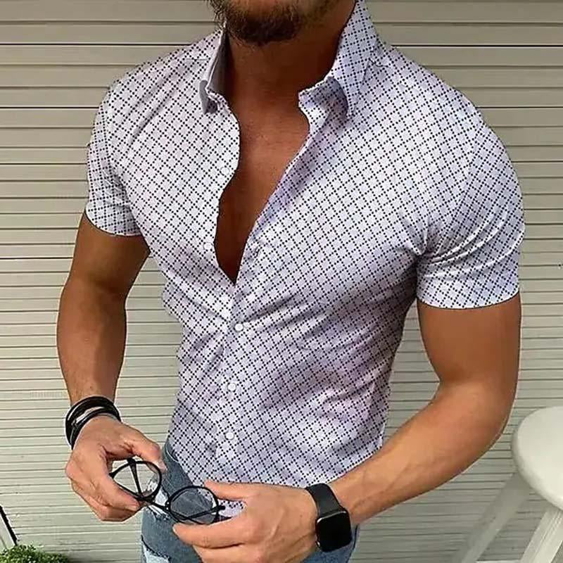 Herrenhemd Slim Fit Knöpfe Modern