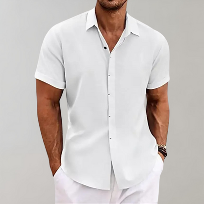 Sommer Poloshirt Herren Kurzarm Hemd
