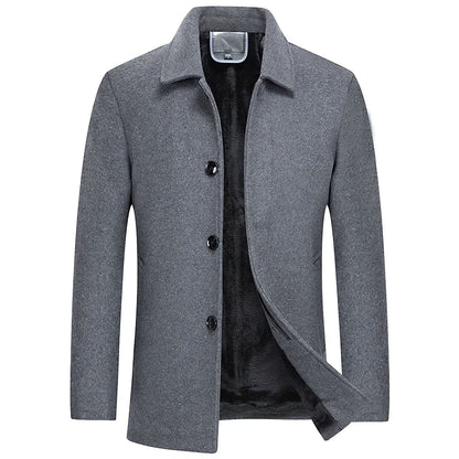Klassischer Herren Trenchcoat Elegant Schnitt