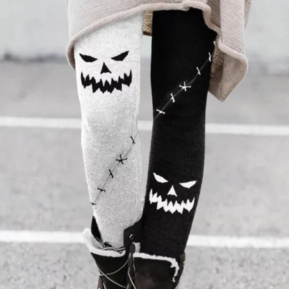 Elegante Leggings Enganliegend Weich Atmungsaktiv Geometrisch