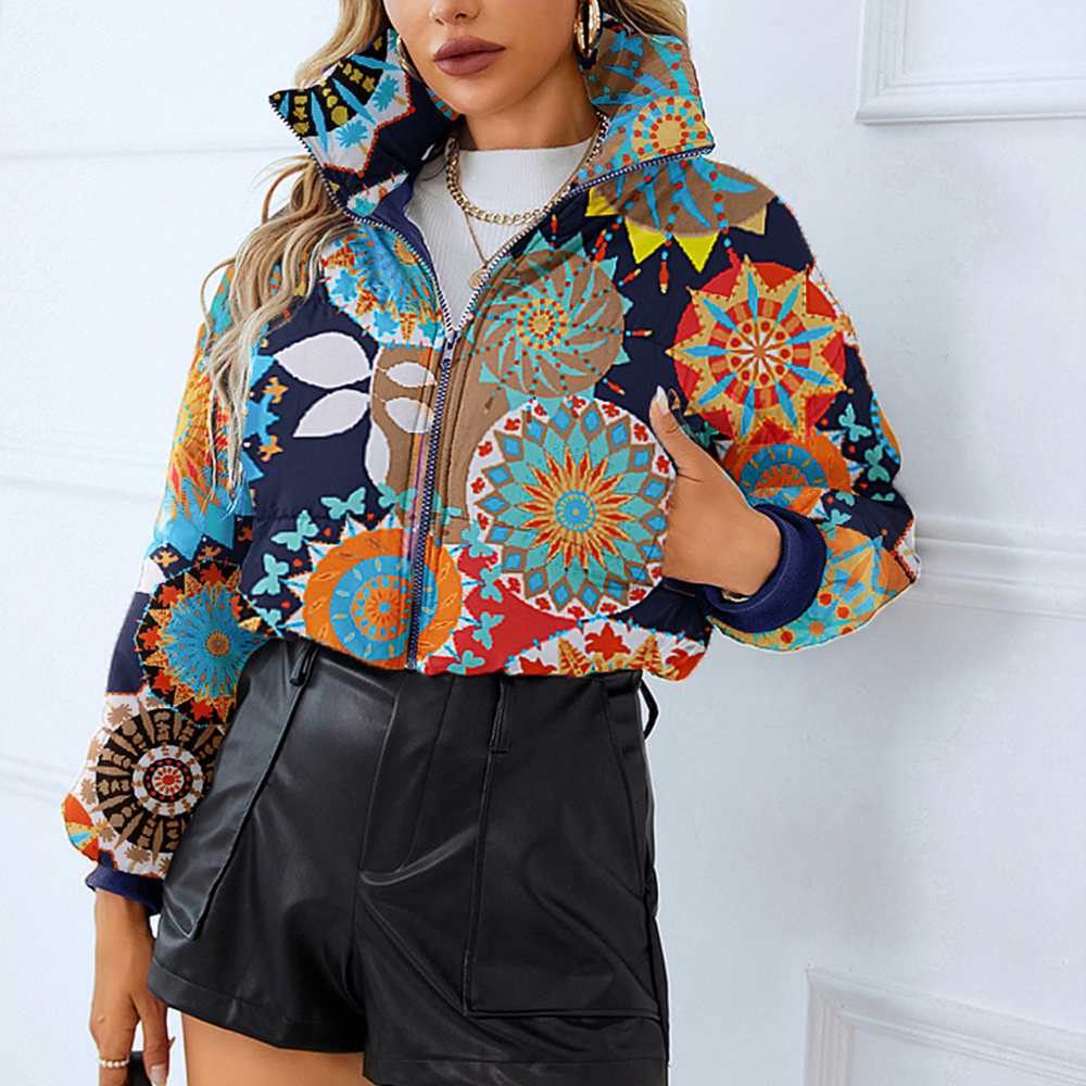 Moderne Damenjacke Kurz Herbst Trend