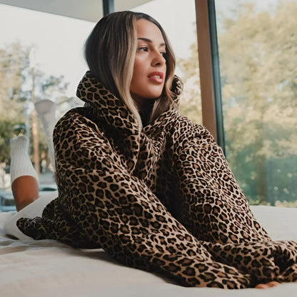 Stylische Damen Pullover mit Panther Muster