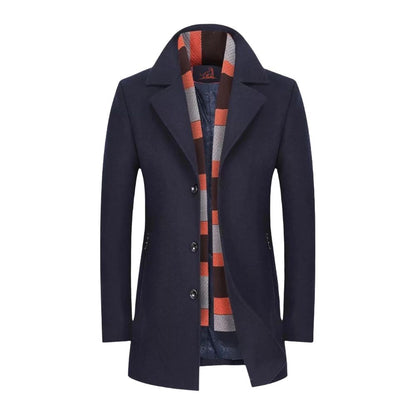 Eleganter Herren Mantel mit Reverskragen
