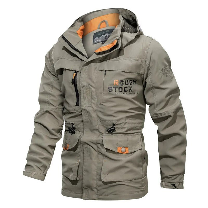 Windschutzjacke Damen, Wasserabweisend mit Abnehmbarer Kapuze