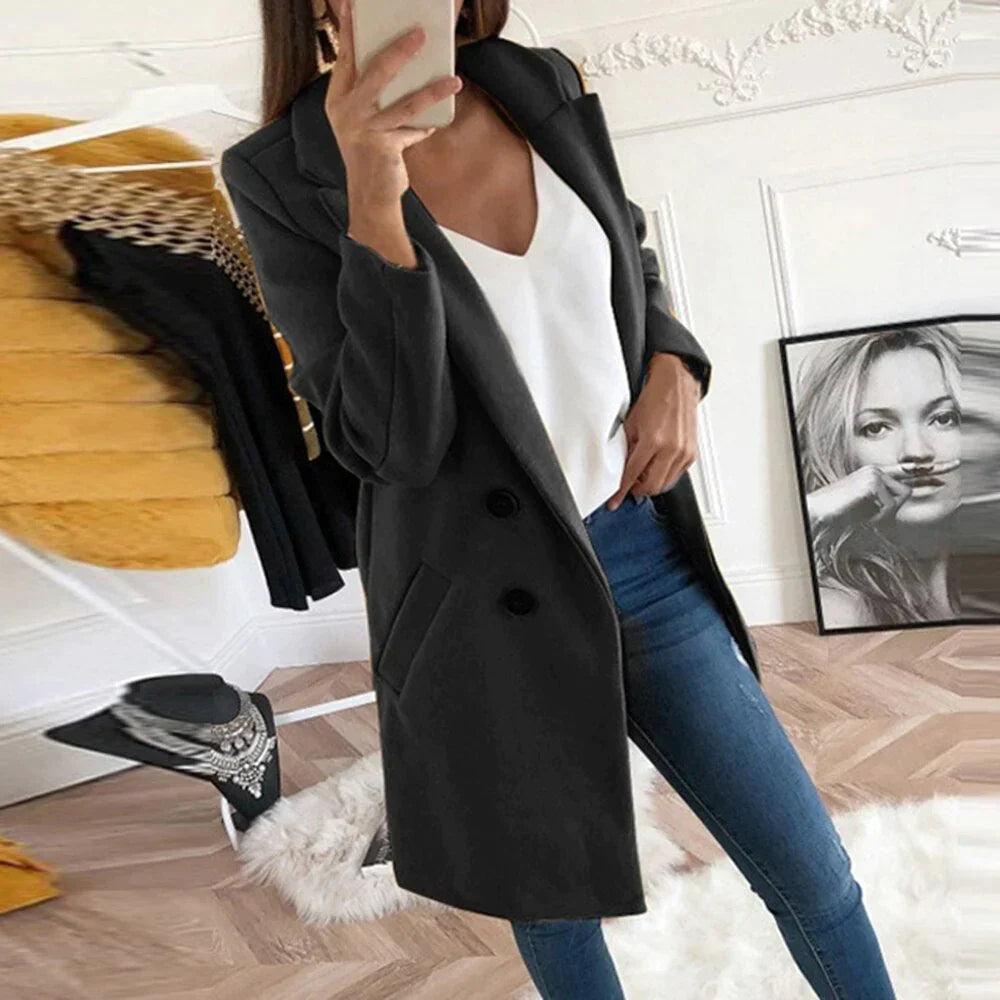 Eleganter Damenmantel Louise Stil
