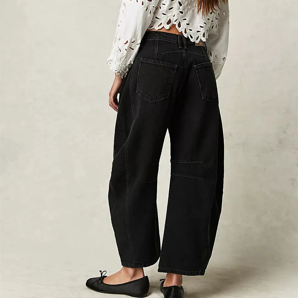 Retro-Jeans Damen Relaxed Fit