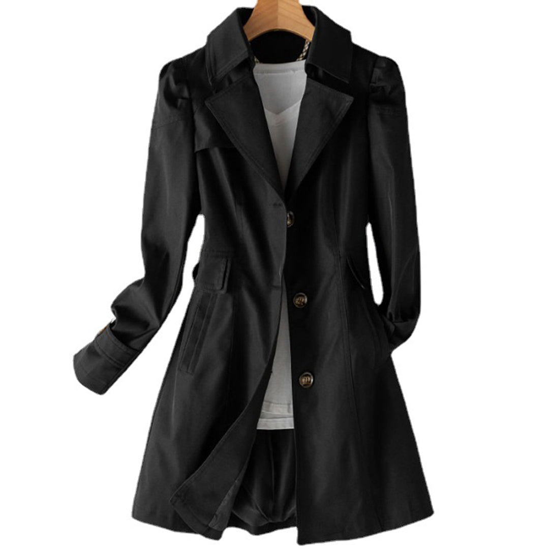 Stylischer Damen Trenchcoat Fit-and-Flare - IdealeKleiden