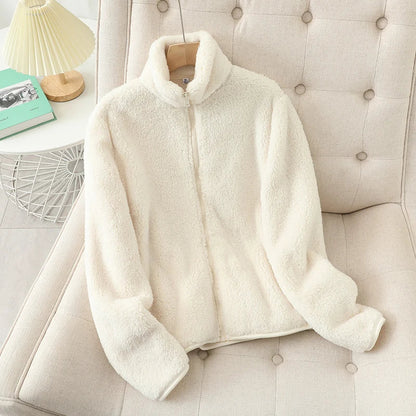 Damen Fleece Jacke Warm und Bequem