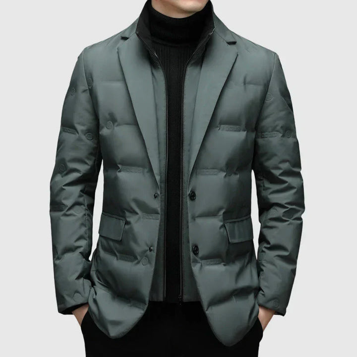 Elegante Steppblazer Damenjacke Zweiknopf Schnitt