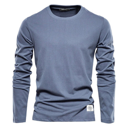 Bequemes Langarmshirt aus Baumwolle - IdealeKleiden