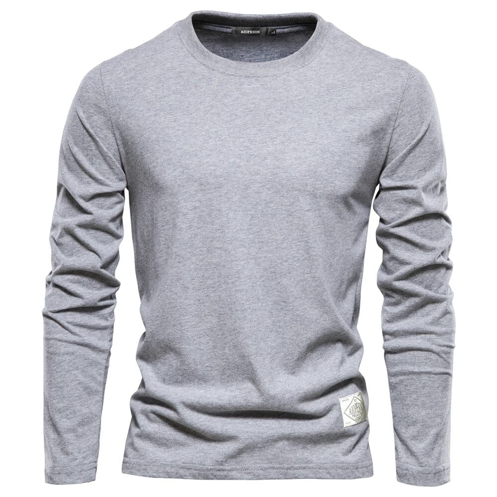 Bequemes Langarmshirt aus Baumwolle