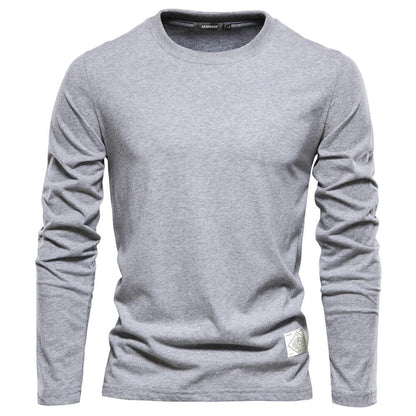 Bequemes Langarmshirt aus Baumwolle