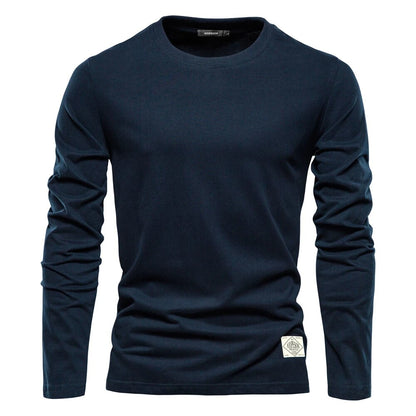 Bequemes Langarmshirt aus Baumwolle