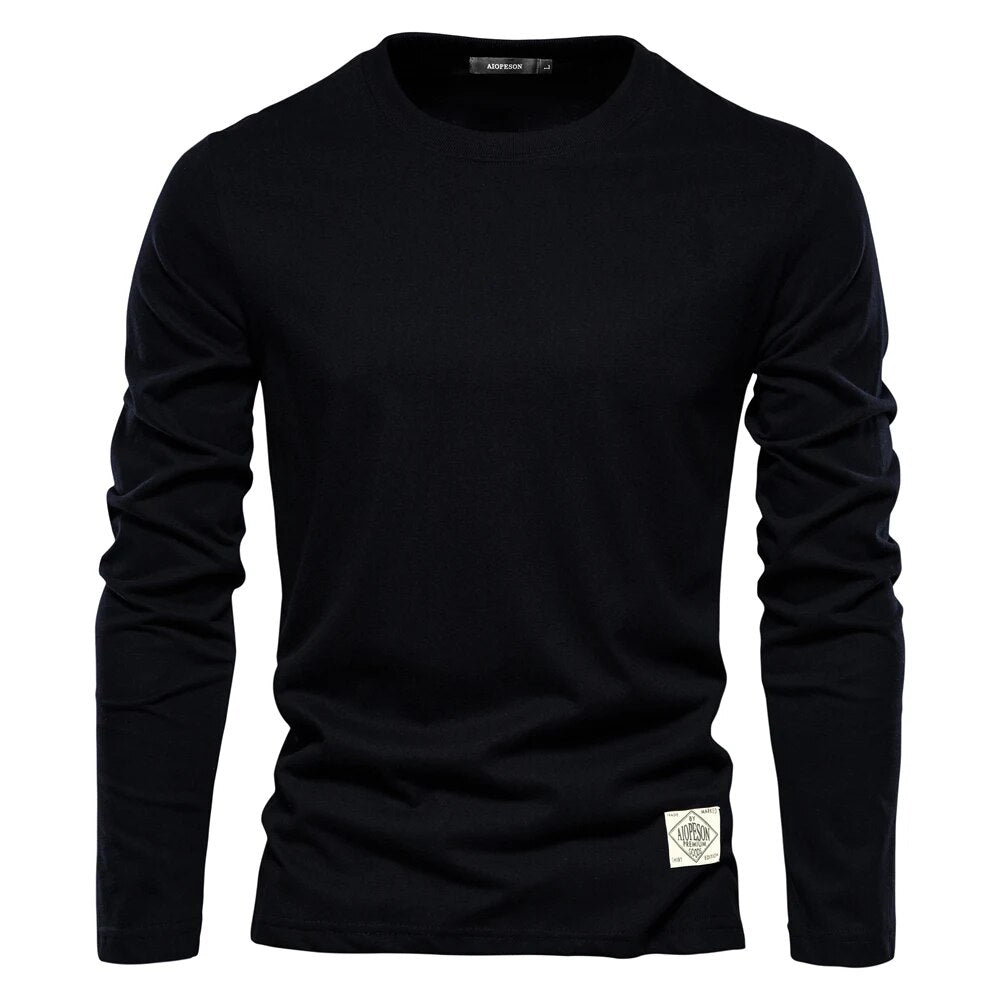 Bequemes Langarmshirt aus Baumwolle