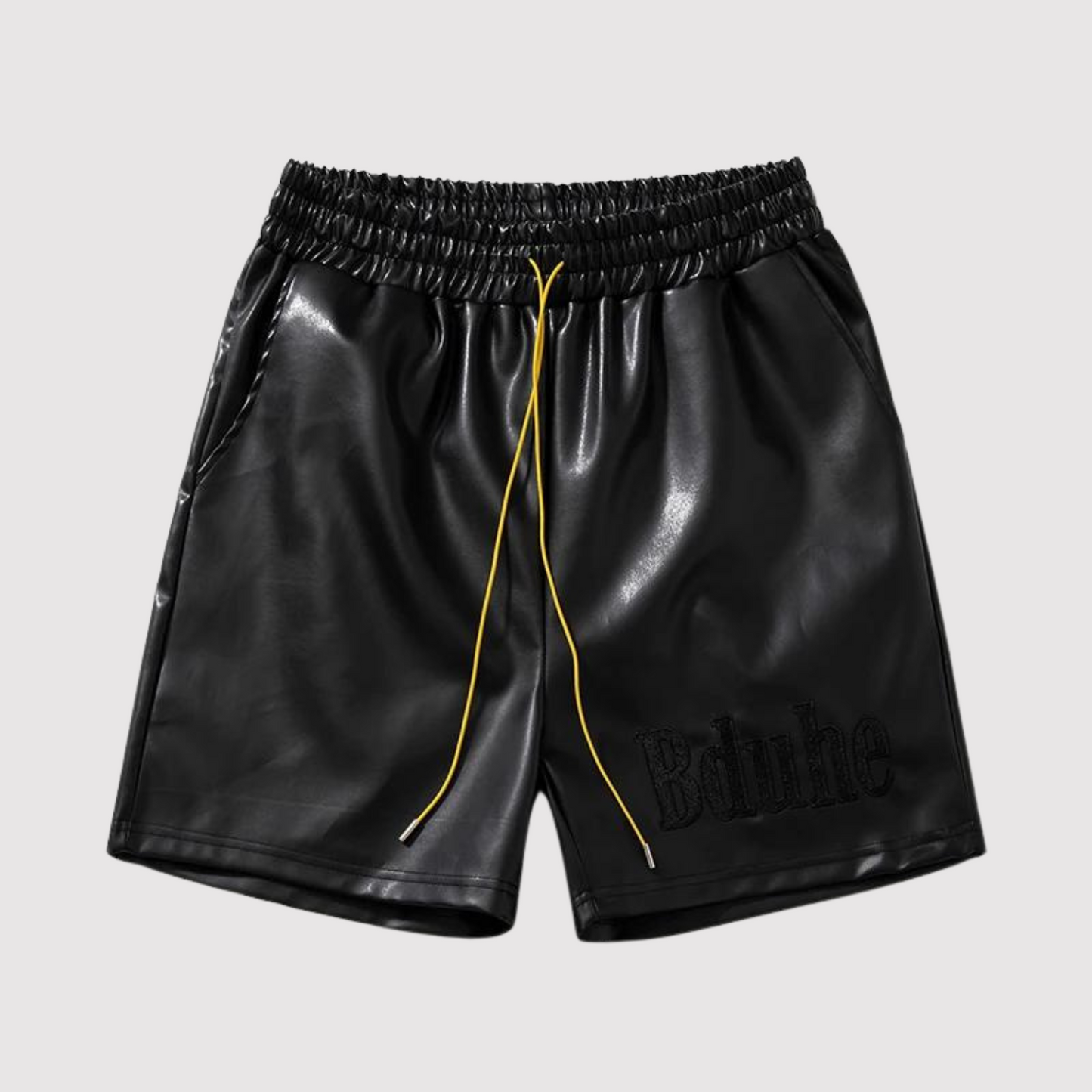Elastische Leder-Shorts für Männer - IdealeKleiden