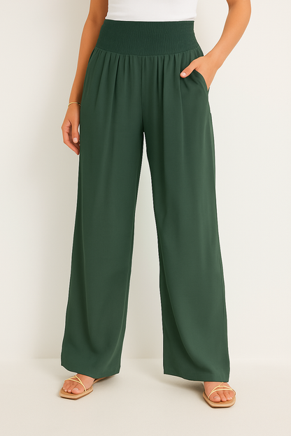 Sommerhose Damen Hochtailliert Stretch