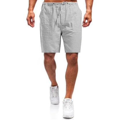 Leinen Shorts Herren Loose Fit Sommer