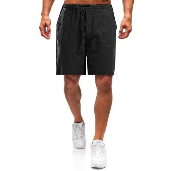 Leinen Shorts Herren Loose Fit Sommer - IdealeKleiden