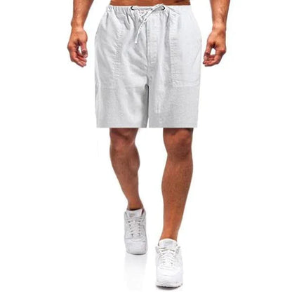 Leinen Shorts Herren Loose Fit Sommer