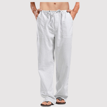 Sommerhose Leinen Bequem Männer
