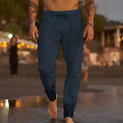 Leinenhose Lockere Passform Sommer Herren
