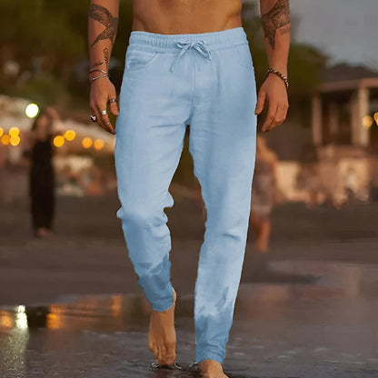 Leinenhose Lockere Passform Sommer Herren
