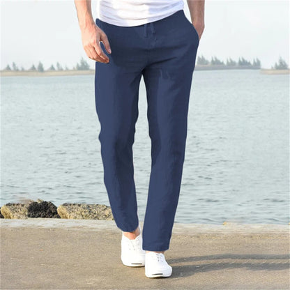 Leichte Sommerhose Herren Bequem Gerades Bein