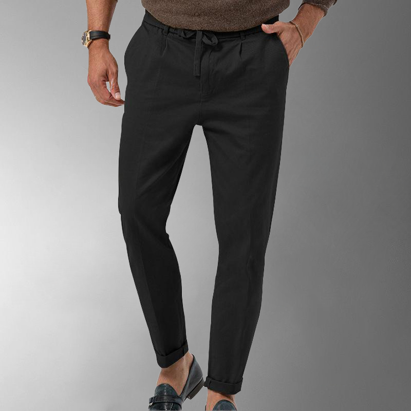 Herren Leinenhose Slim Fit Sommer