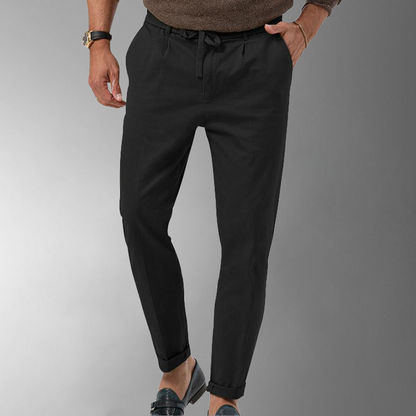 Herren Leinenhose Slim Fit Sommer