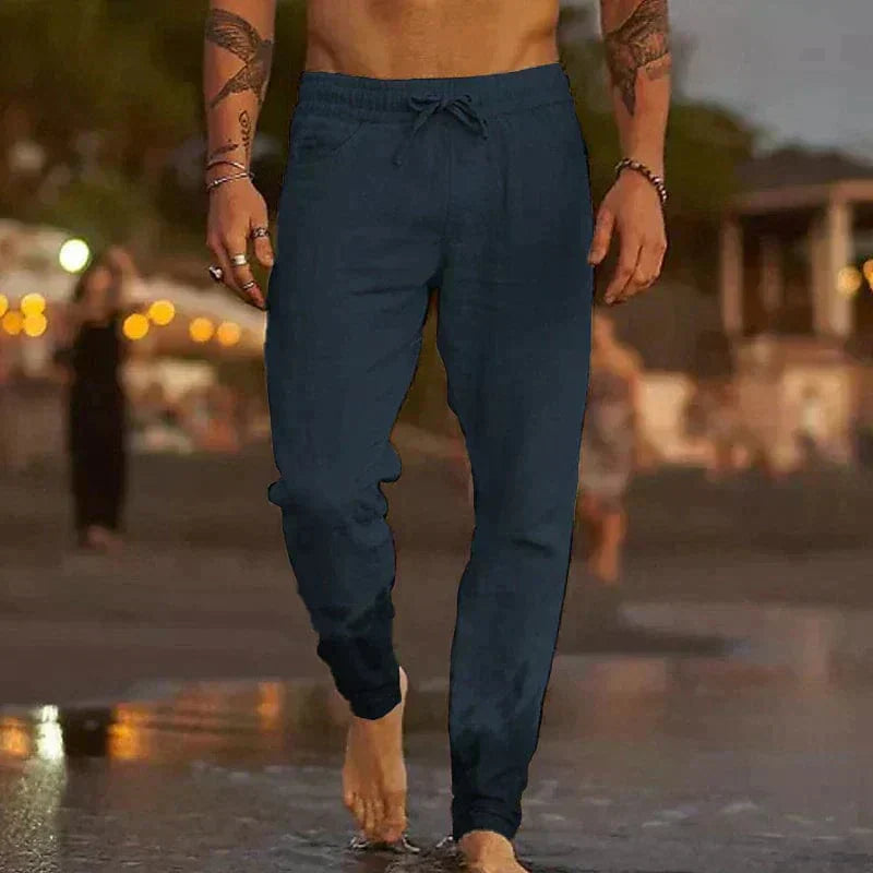 Bequeme Leinenhosen für Herren Elastisch