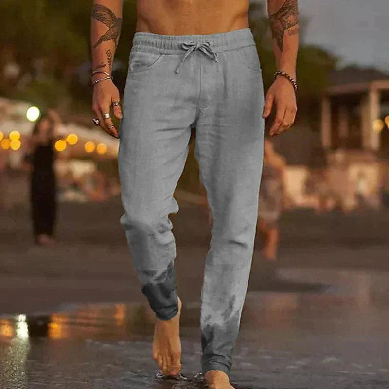 Bequeme Leinenhosen für Herren Elastisch