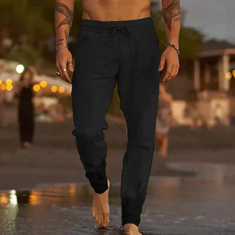 Bequeme Leinenhosen für Herren Elastisch