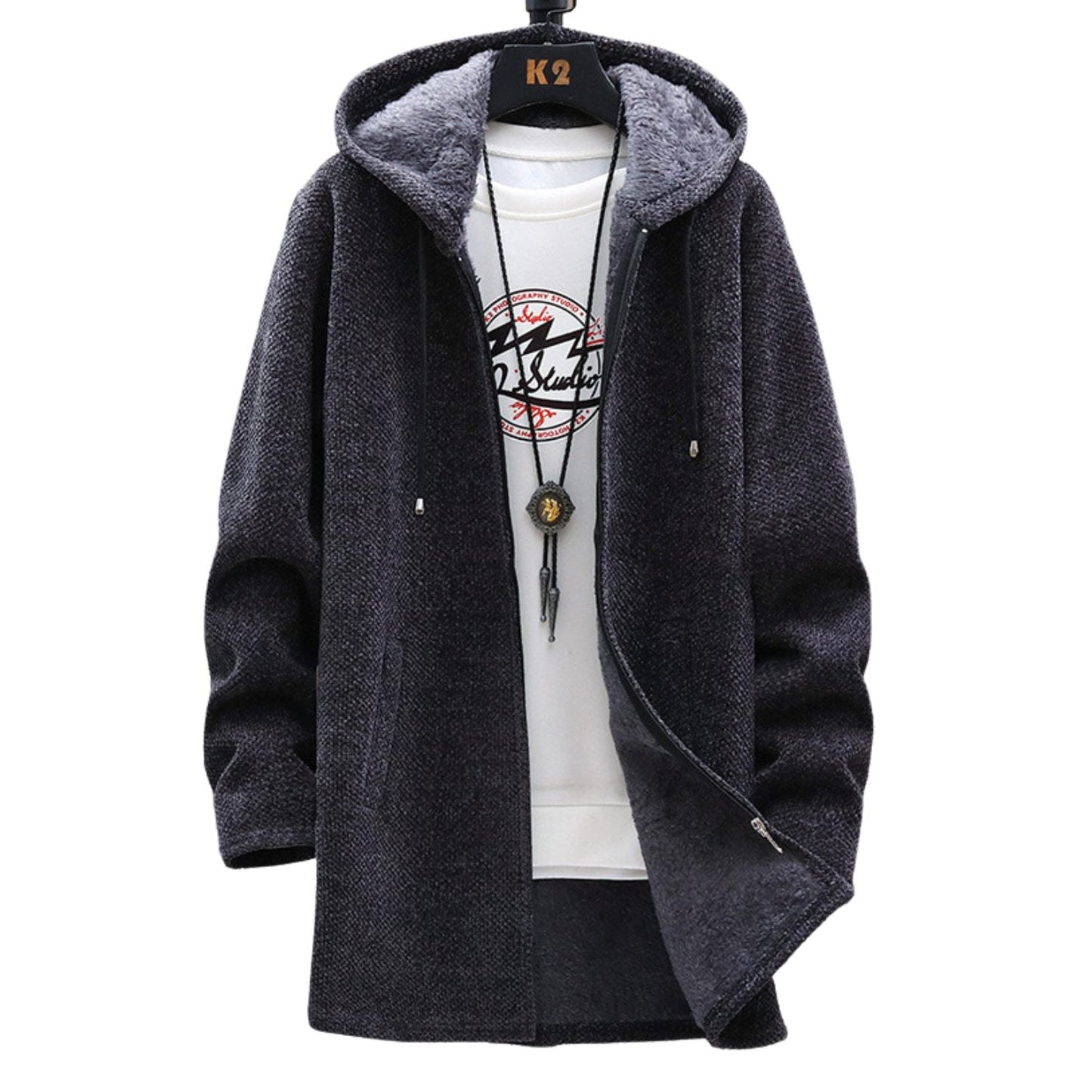 Moderne Kapuzenjacke Damen Stil