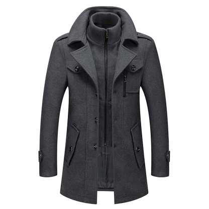 Stylischer Herren Wintermantel Klassisches Design