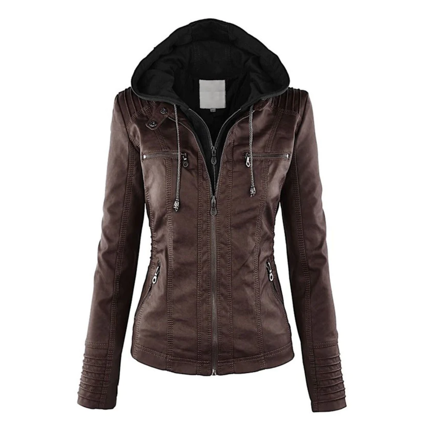 Praktische Damenjacke mit Kapuze