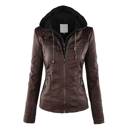 Praktische Damenjacke mit Kapuze