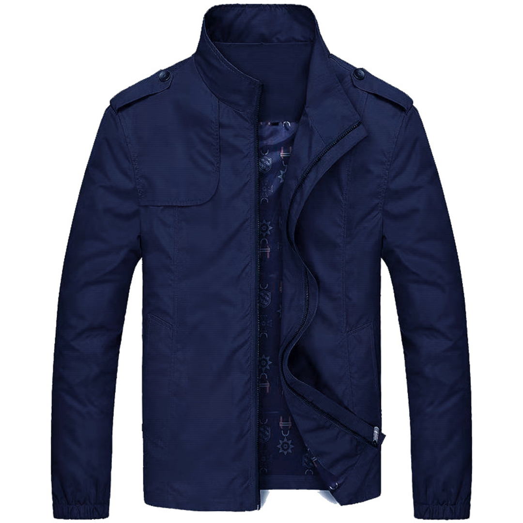 Moderne Herrenjacke Leicht Zeitlos Stilvoll