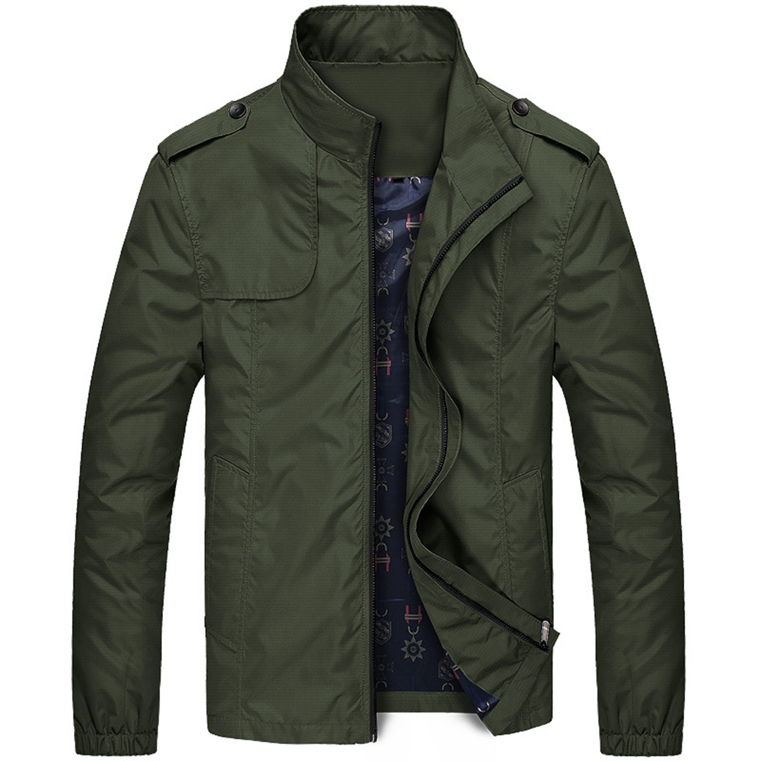 Moderne Herrenjacke Leicht Zeitlos Stilvoll