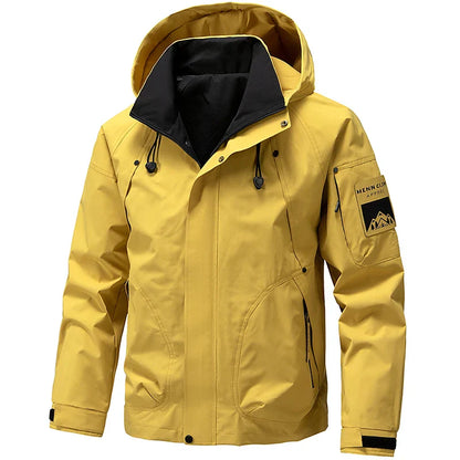 Herren Softshell-Jacke Wasserfest Mit Kapuze