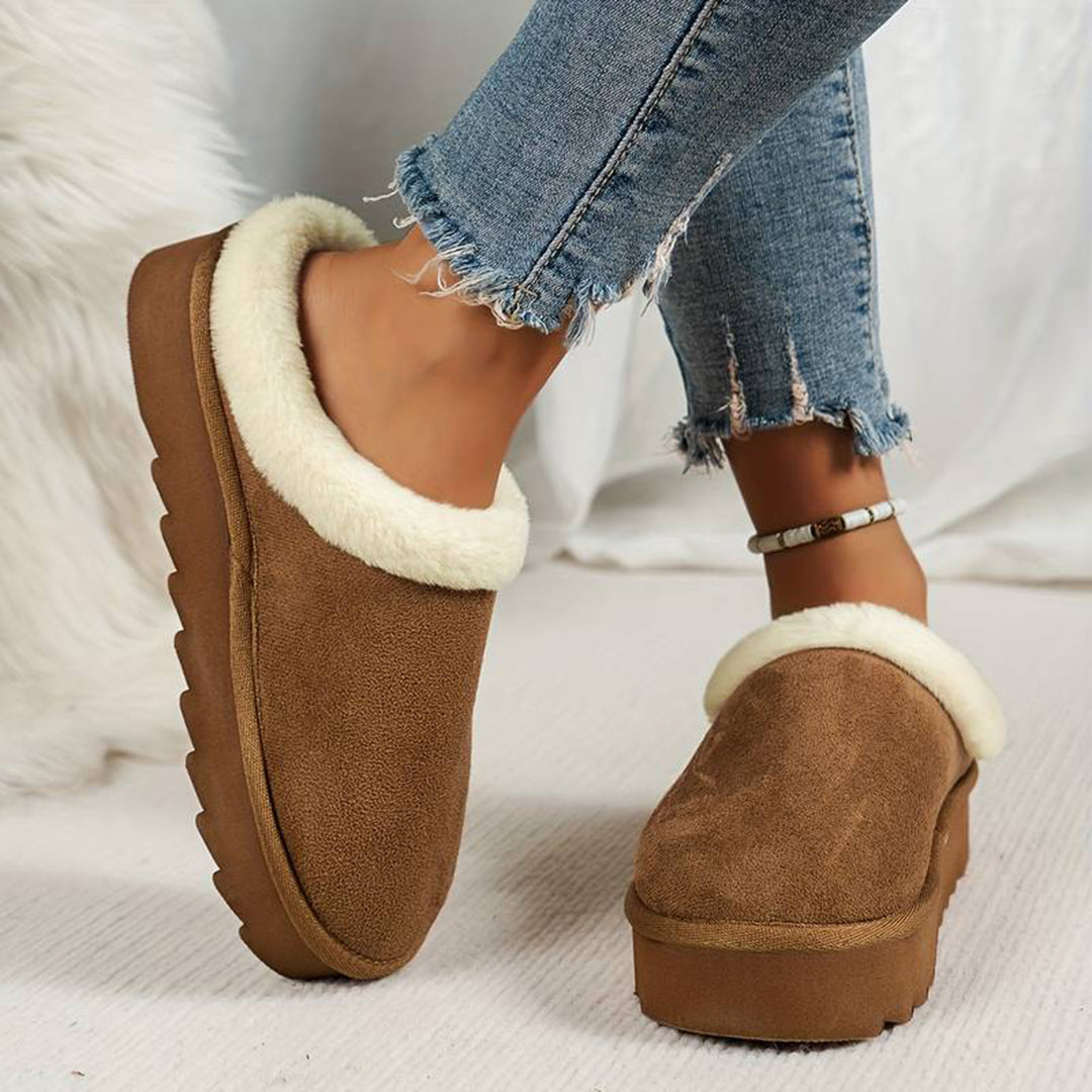 Elegante Damen Wollpantoffeln Luxus Qualität