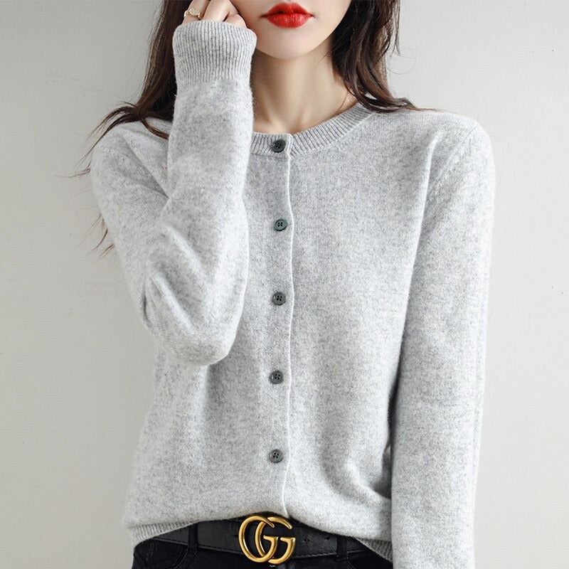 Strickjacke Damen Modern Elegant